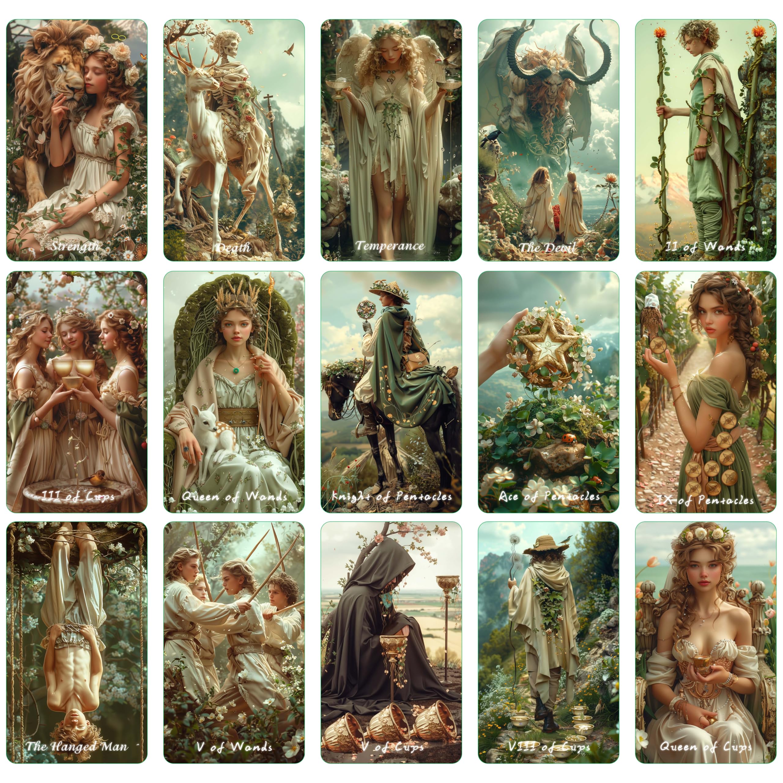 Eternal Return card provides cycle-based interpretations with the Spring Sprout deck.