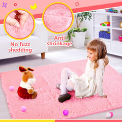 SISTICKER pink fairy castle with easy setup for quick assembly