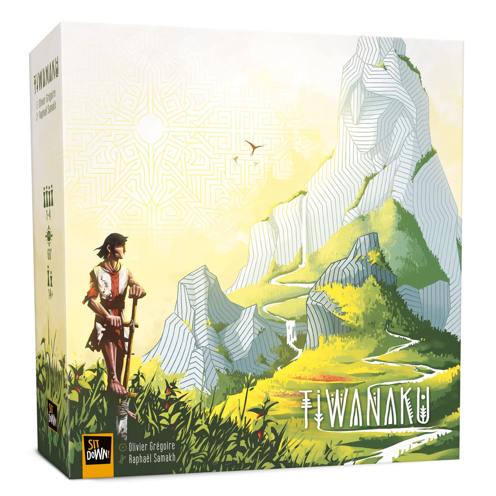 Sit Down! Tiwanaku board game – vibrant game board for strategic exploration with friends.