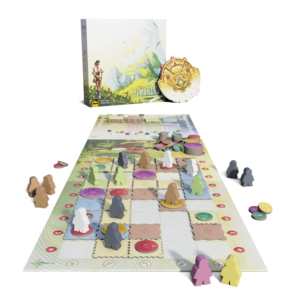 Sit Down! Tiwanaku game modes – competitive, cooperative, and solo sessions.