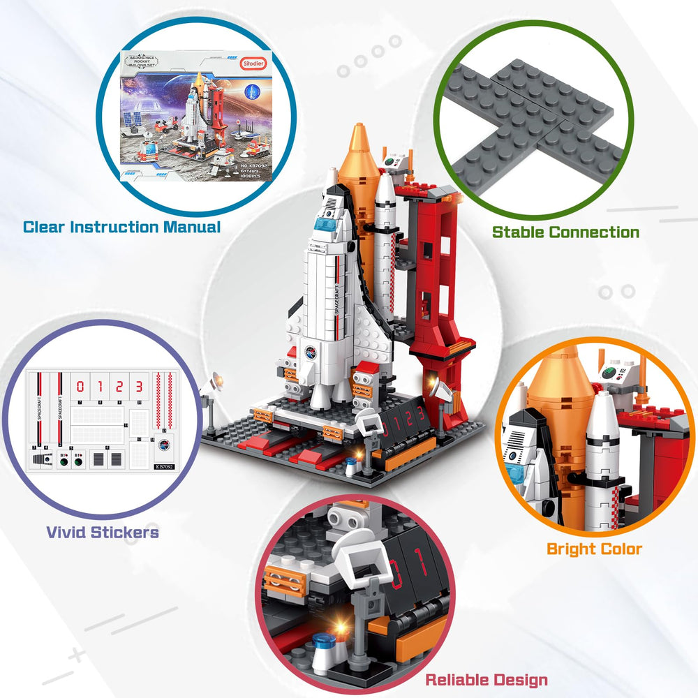 Sitodier educational building set used by kids to explore aerospace concepts