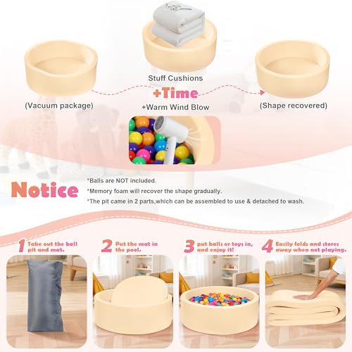 SIUUHOVS ball pit mocha breathable Milk Silk cover feels soft