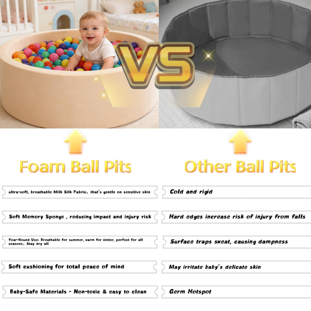 SIUUHOVS ball pit mocha indoor play space for imagination