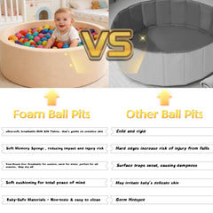 SIUUHOVS ball pit mocha indoor play space for imagination