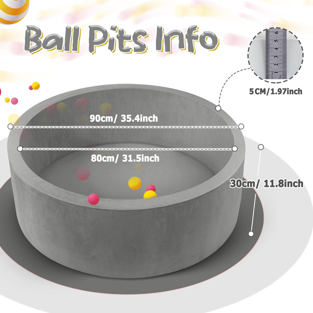 SIUUHOVS memory foam core provides cushioned support during playtime