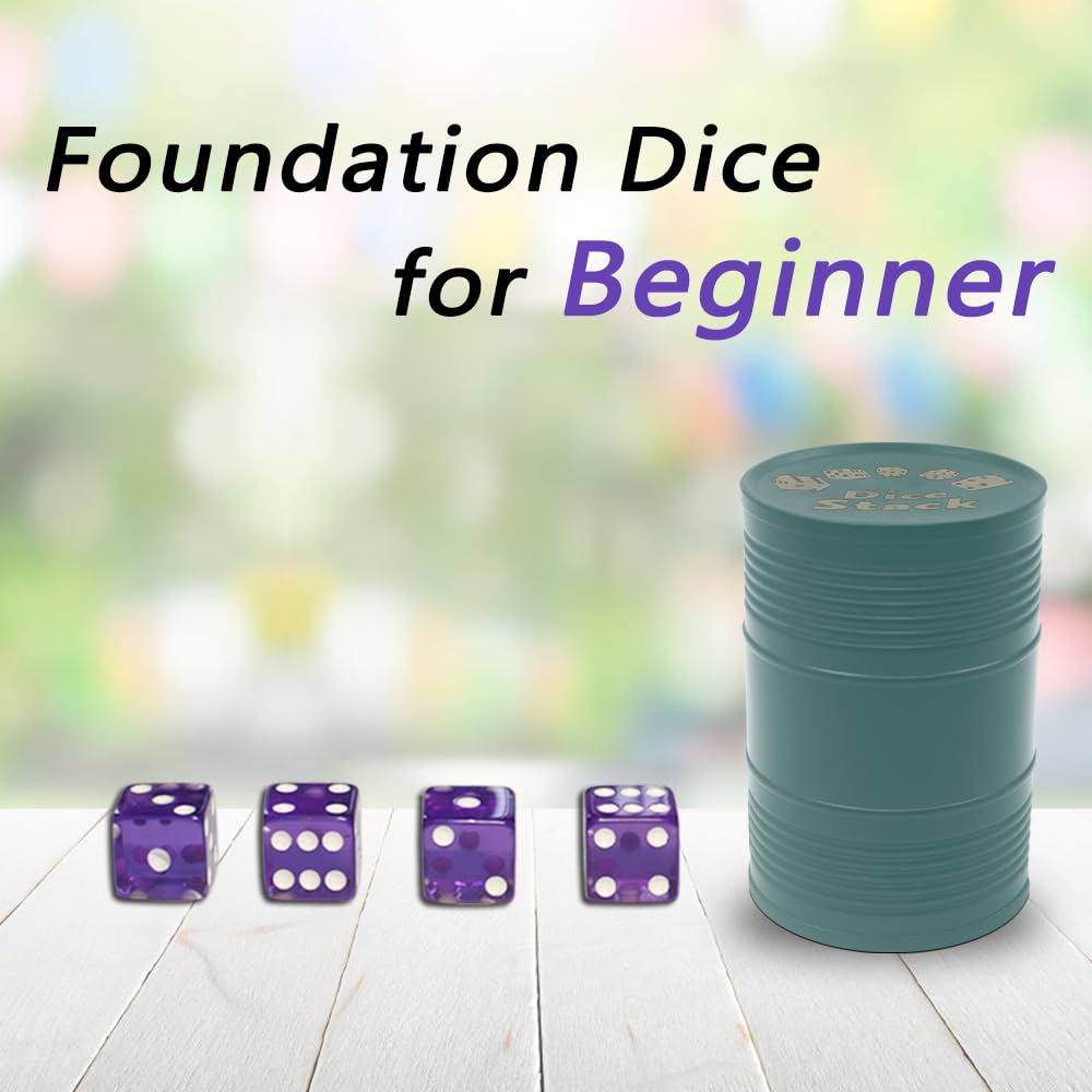 Six Senses Media blue dice cup for clean stacking plays and easy handling.