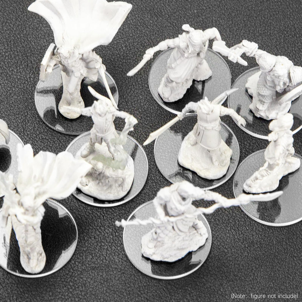 SixPoints sturdy 2mm thick base supports lightweight miniatures during play.