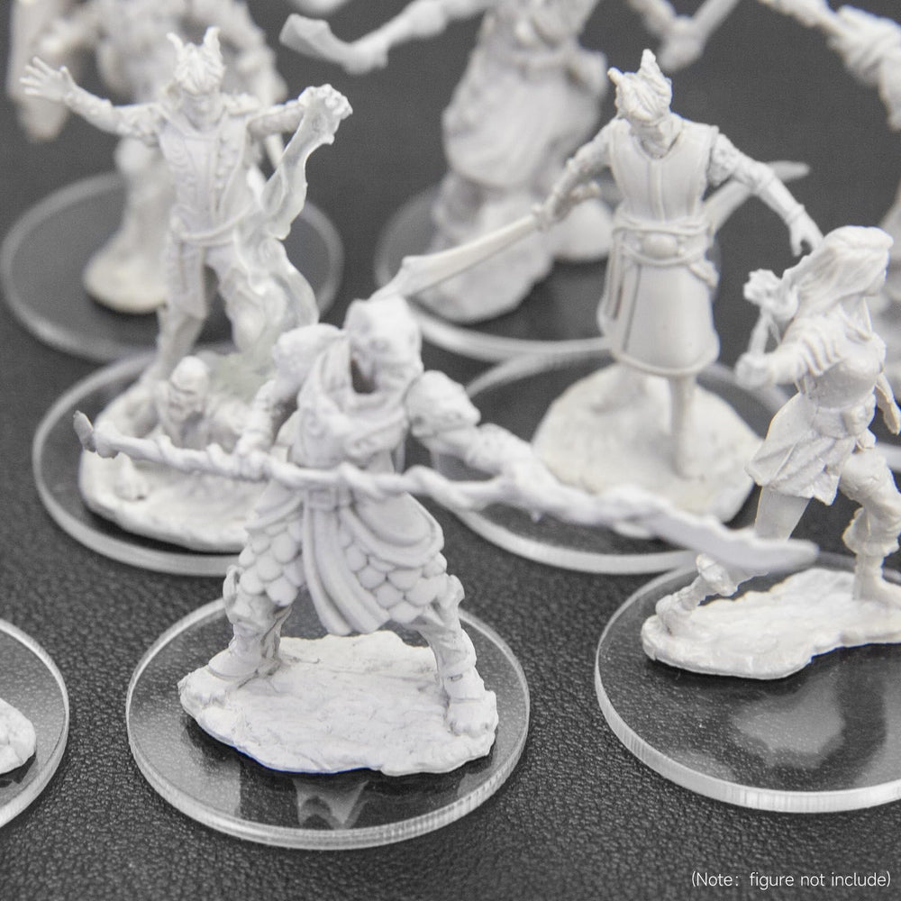 SixPoints transparent base set ideal for RPGs and wargames.