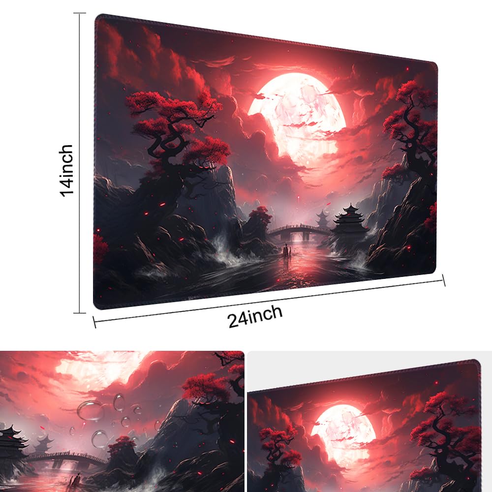 SIXTORE Blood Moon Secrets print area detail enhances card layout