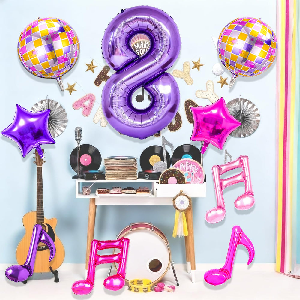 Siznkore fuchsia single-note balloon for vibrant party accents