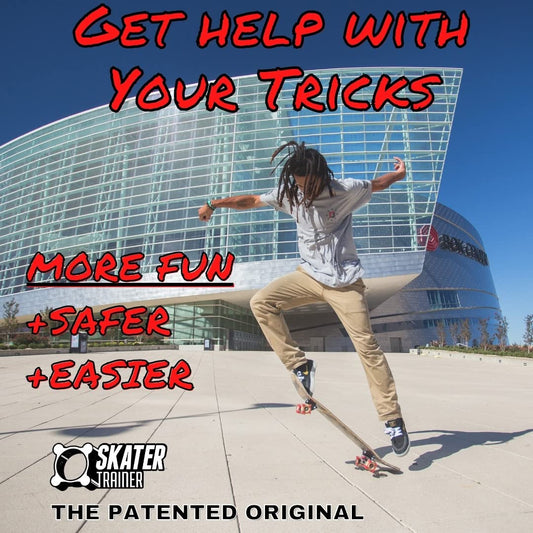 Skater Trainers fitting onto wheels for controlled movement