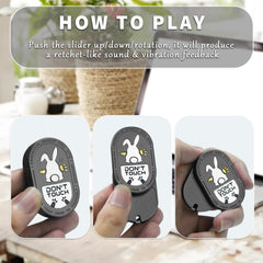 SKEDC Desperate Rabbit Slider mechanism close-up, precise clicking sound for satisfying feedback.
