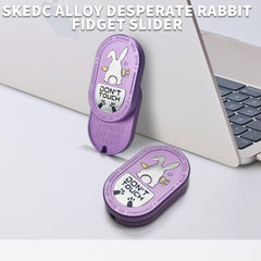 SKEDC Desperate Rabbit slider purple side view, pocket-friendly for on-the-go focus.