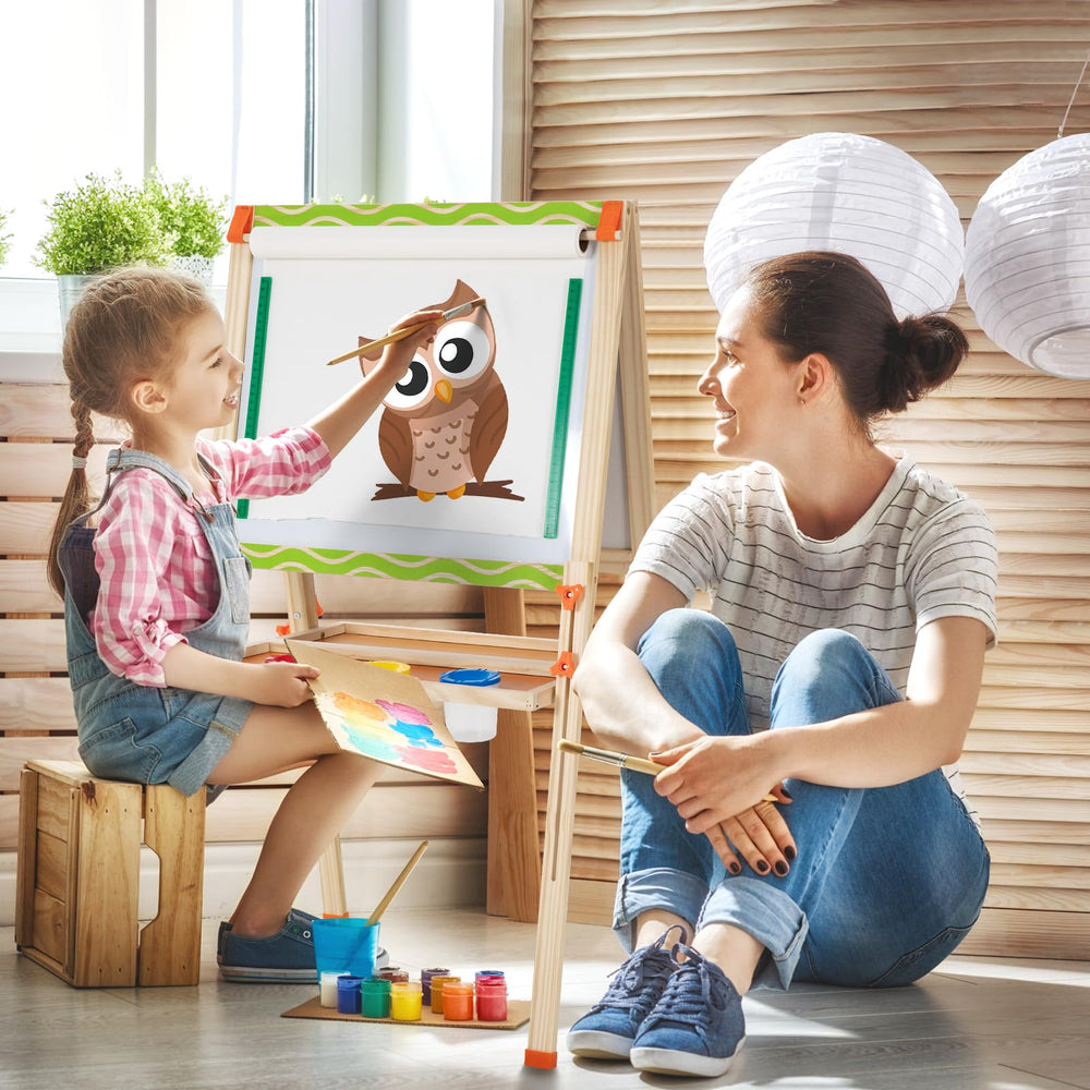 SketchNest quick-fold easel is easy to store and transport.