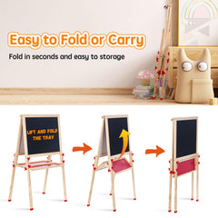 SketchNest paper-roll holder on the easel enables continuous drawing adventures.