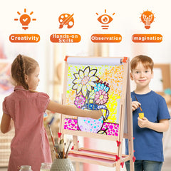 SketchNest tool-free foldable design allows quick setup and easy transport.