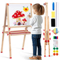 SketchNest wooden adjustable easel for kids with a sturdy, versatile drawing surface.