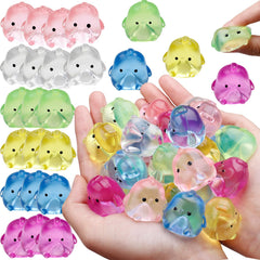 Sketsia Mini Chick squishy held in hand for quick stress relief.