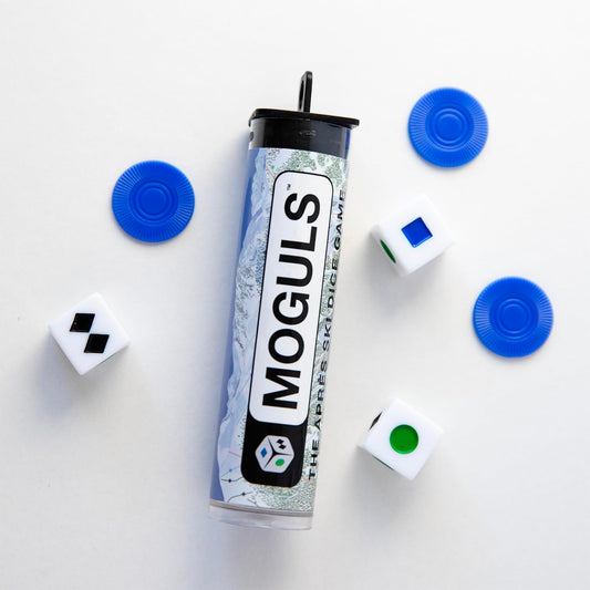 Ski House Games Moguls screen-free rounds during a lodge night for all ages.