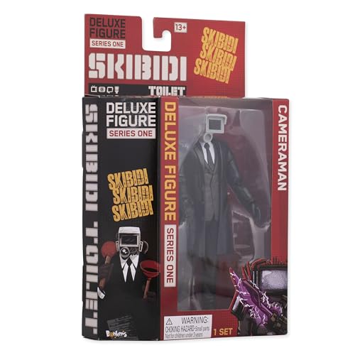 SKIBIDI Toilet figure with 22 movable parts enabling versatile action poses.