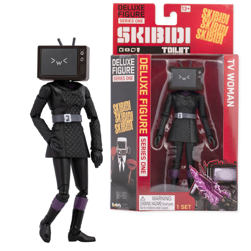 SKIBIDI Toilet deluxe 6-inch figure on display, ideal for collectors