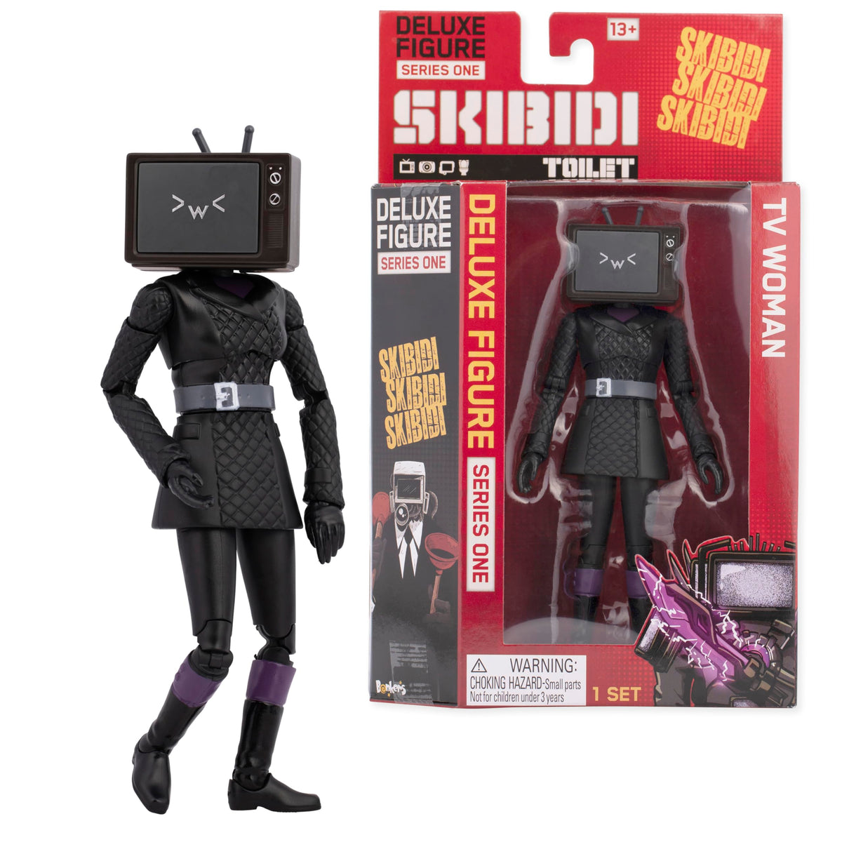 SKIBIDI Toilet deluxe 6-inch figure on display, ideal for collectors