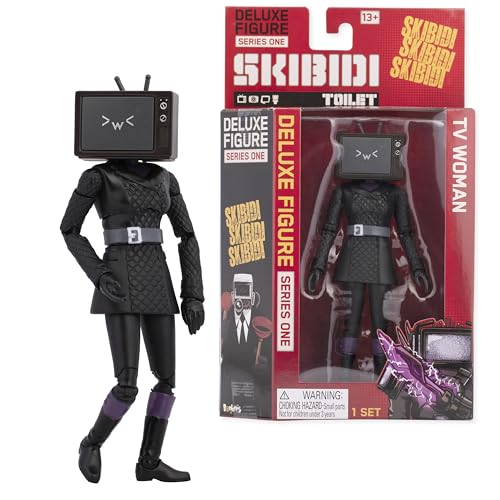 Skibidi Toilet Deluxe 6-inch figure packaging box for premium unboxing