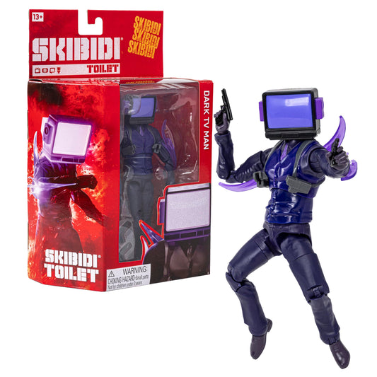 Skibidi Toilet Deluxe Figure 6-inch front view for display and collection