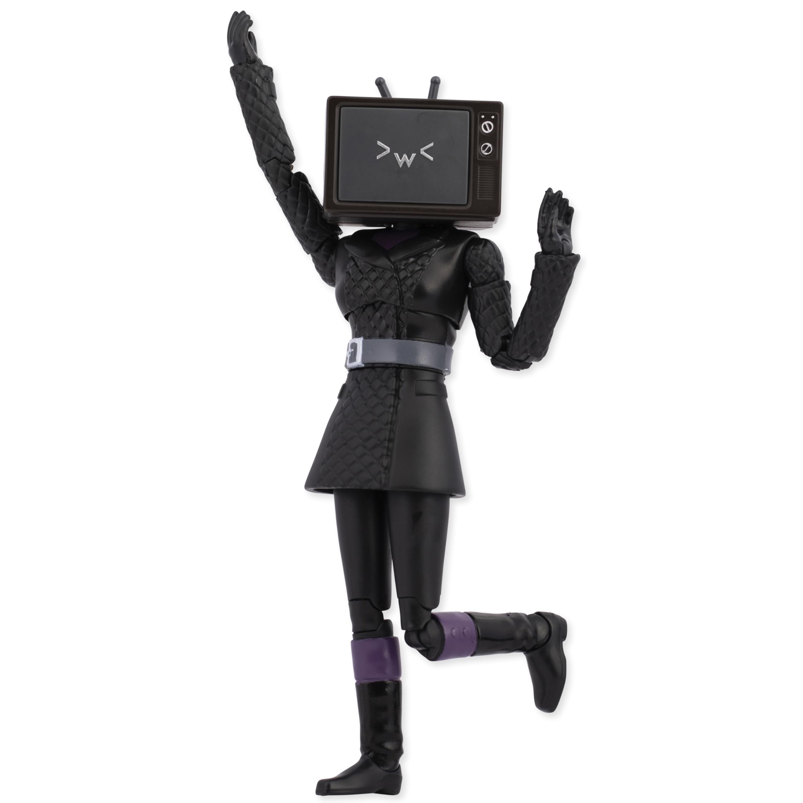 Deluxe TV Woman pose adds dramatic presence on desk or shelf