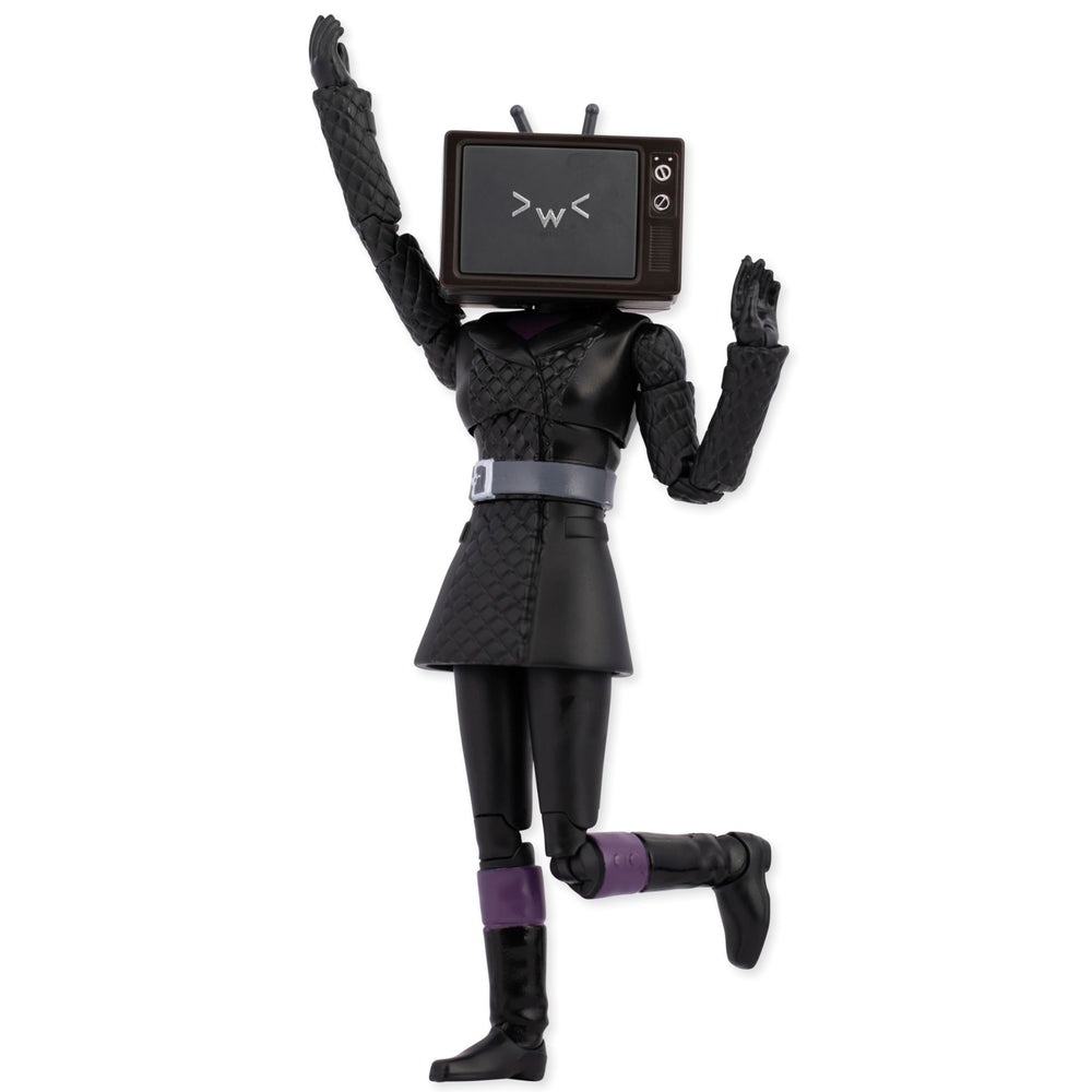 Deluxe TV Woman pose adds dramatic presence on desk or shelf