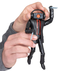 Poseable SKIBIDI Toilet figure demonstrating multiple action poses.