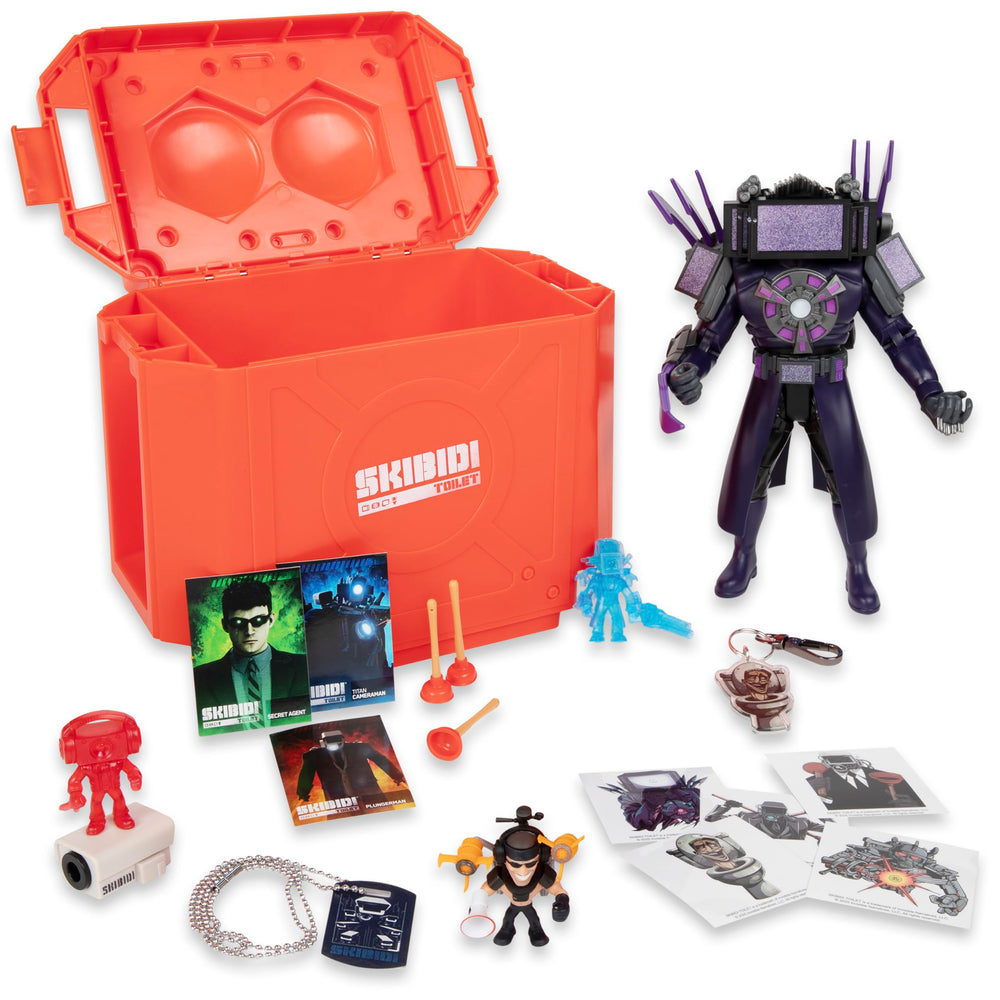 Skibidi Toilet trading cards enhance exchange and display.