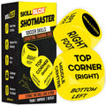 Skill Blox Soccer Training Dice roll guiding a player toward a challenging shot selection.