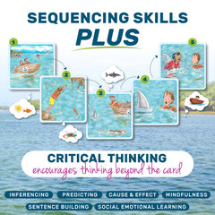 SkillEase social skills game cards promote turn-taking and empathy in group activities.