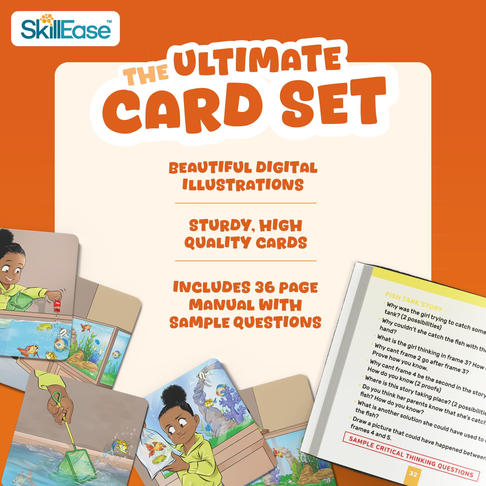 SkillEase Story Cues 2 color-coded backs aid quick organization and session flow