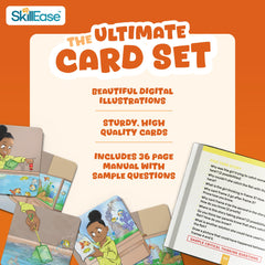 SkillEase Story Cues 2 color-coded backs aid quick organization and session flow