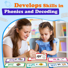 SkilLify rhyming word exploration flip book promotes phonics through engaging activities