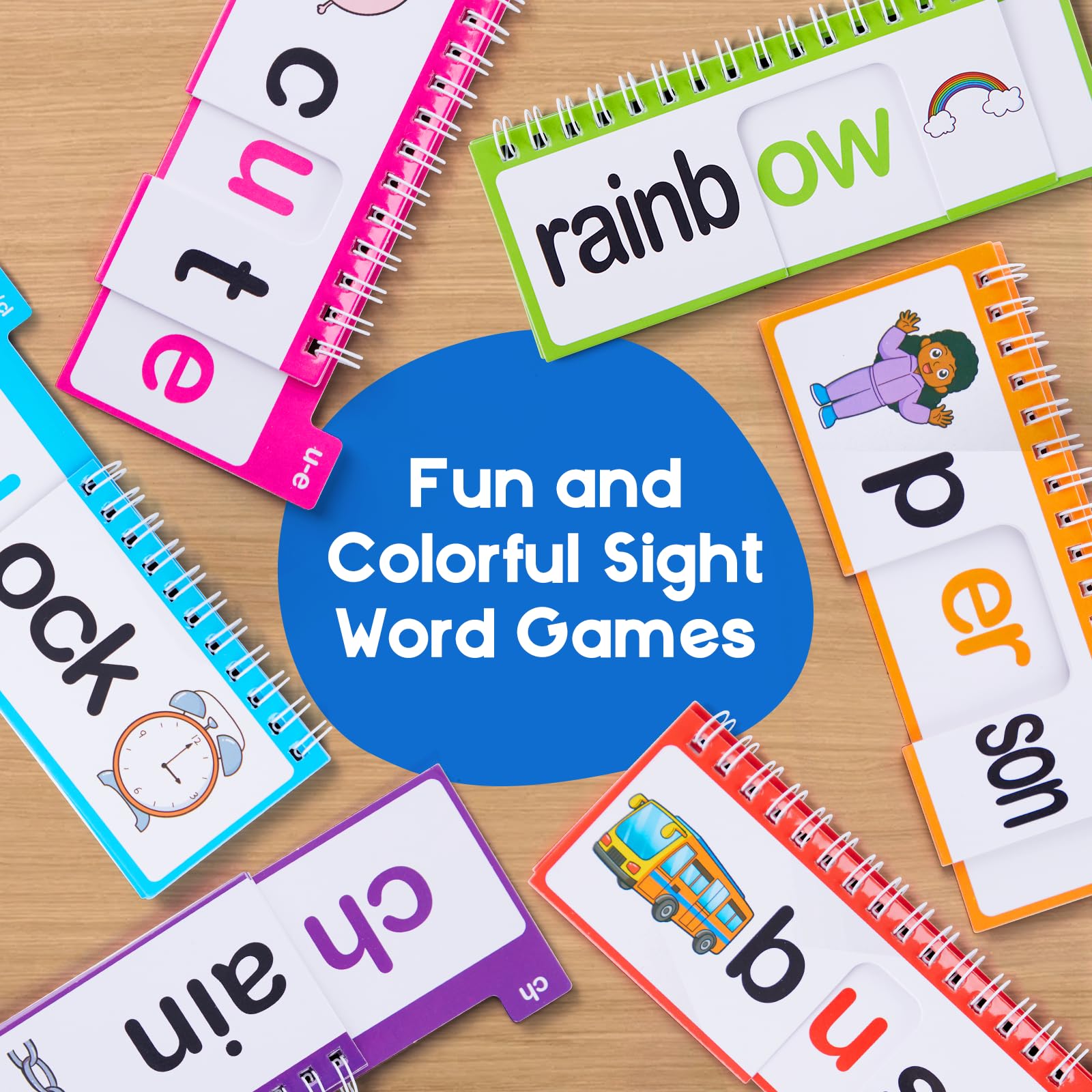 SkilLify Vivid Illustrations support phonics exploration and word formation during practice.