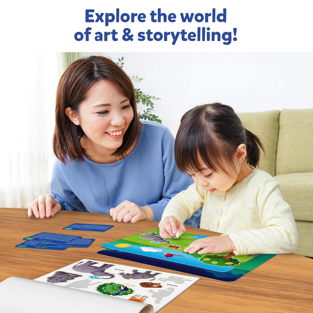 Skillmatics Animal-themed stickers enhance interactive storytelling and fine motor skills.