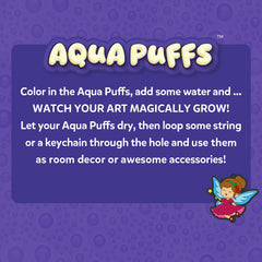 Skillmatics Aqua Puffs ideas transform into backpack decor and accessories.