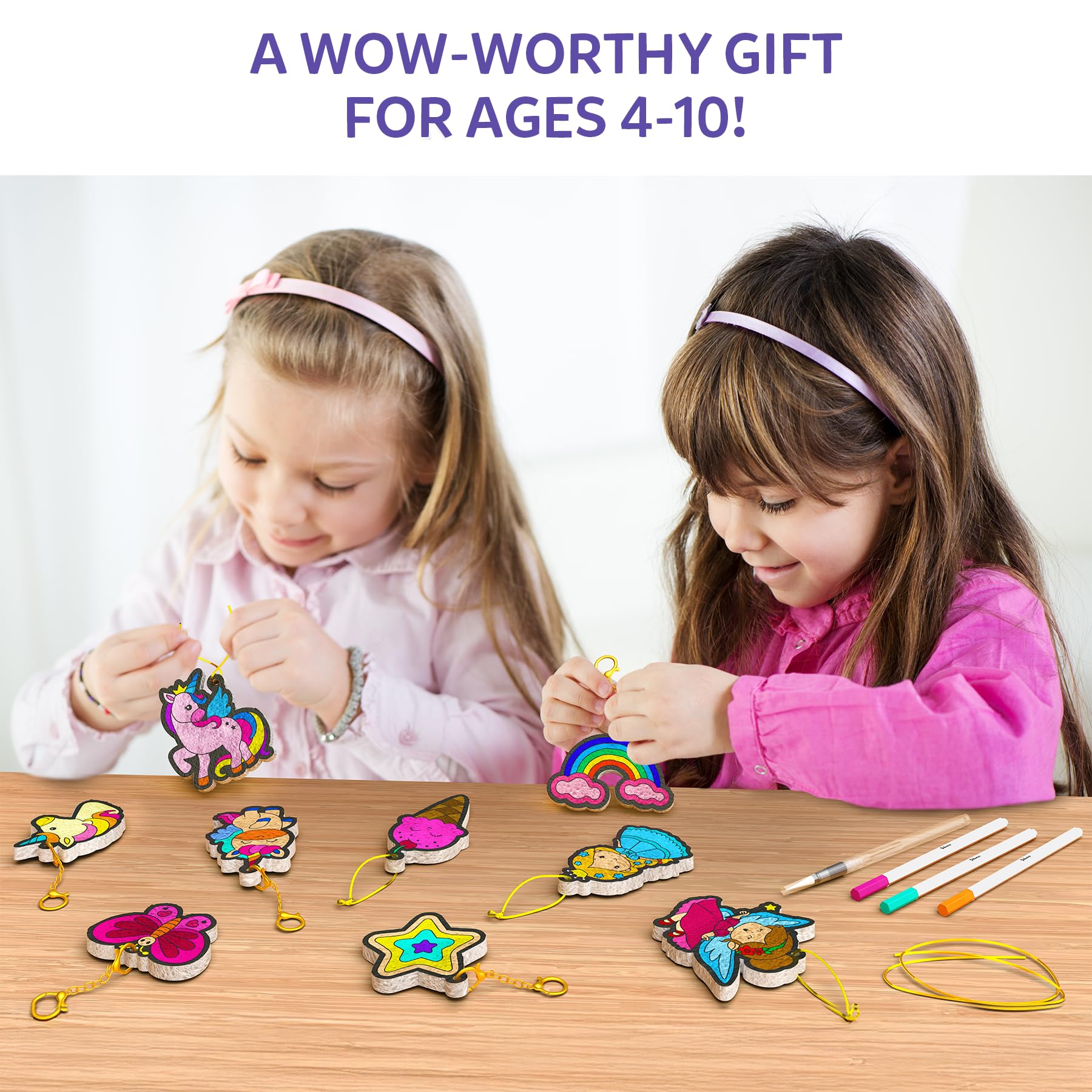 Skillmatics Aqua Puffs create display-ready art to decorate spaces.
