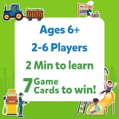 Skillmatics Around Town supports 2 to 6 players for flexible game nights.