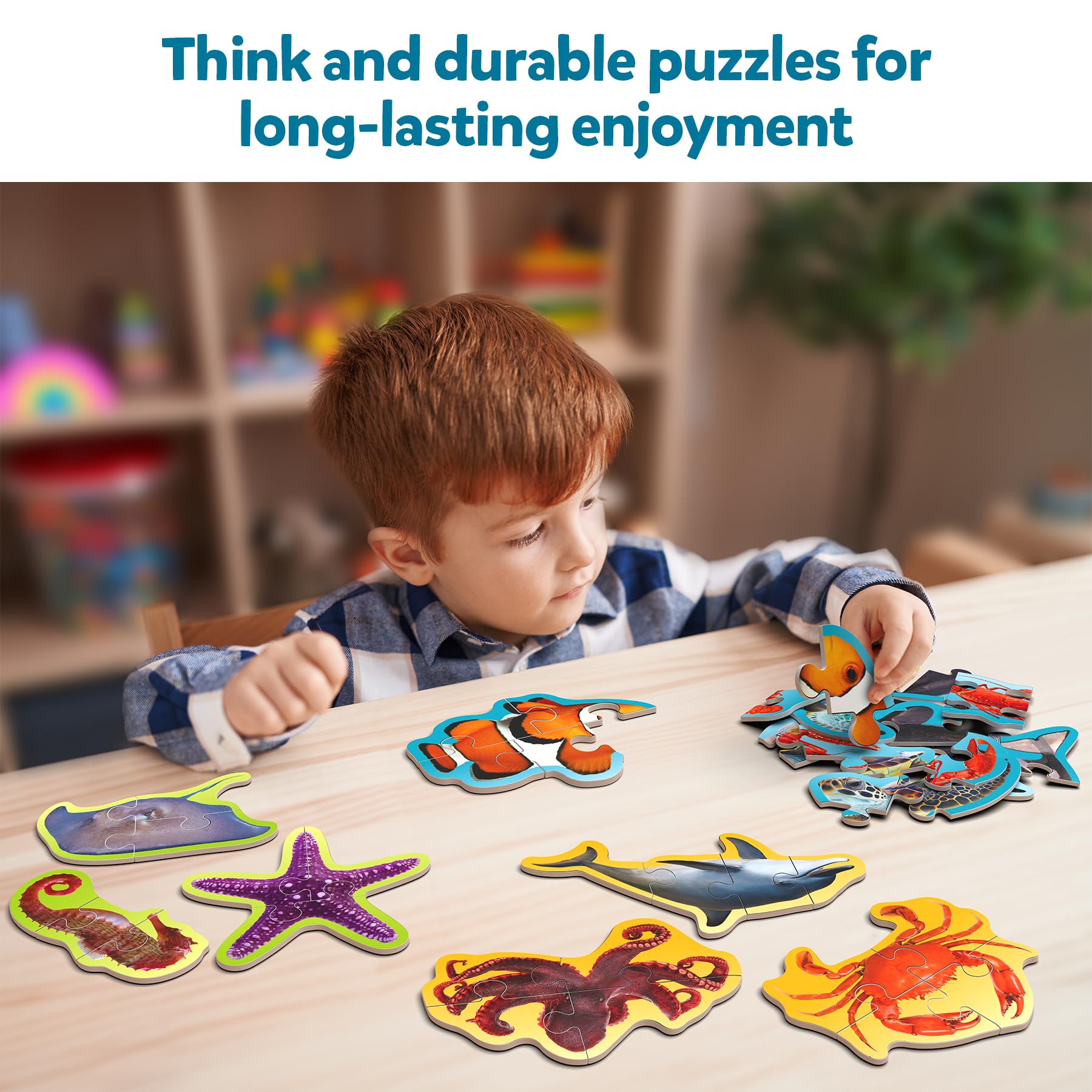 Skillmatics Color-Coded Puzzles: color sorting supports early cognitive development.