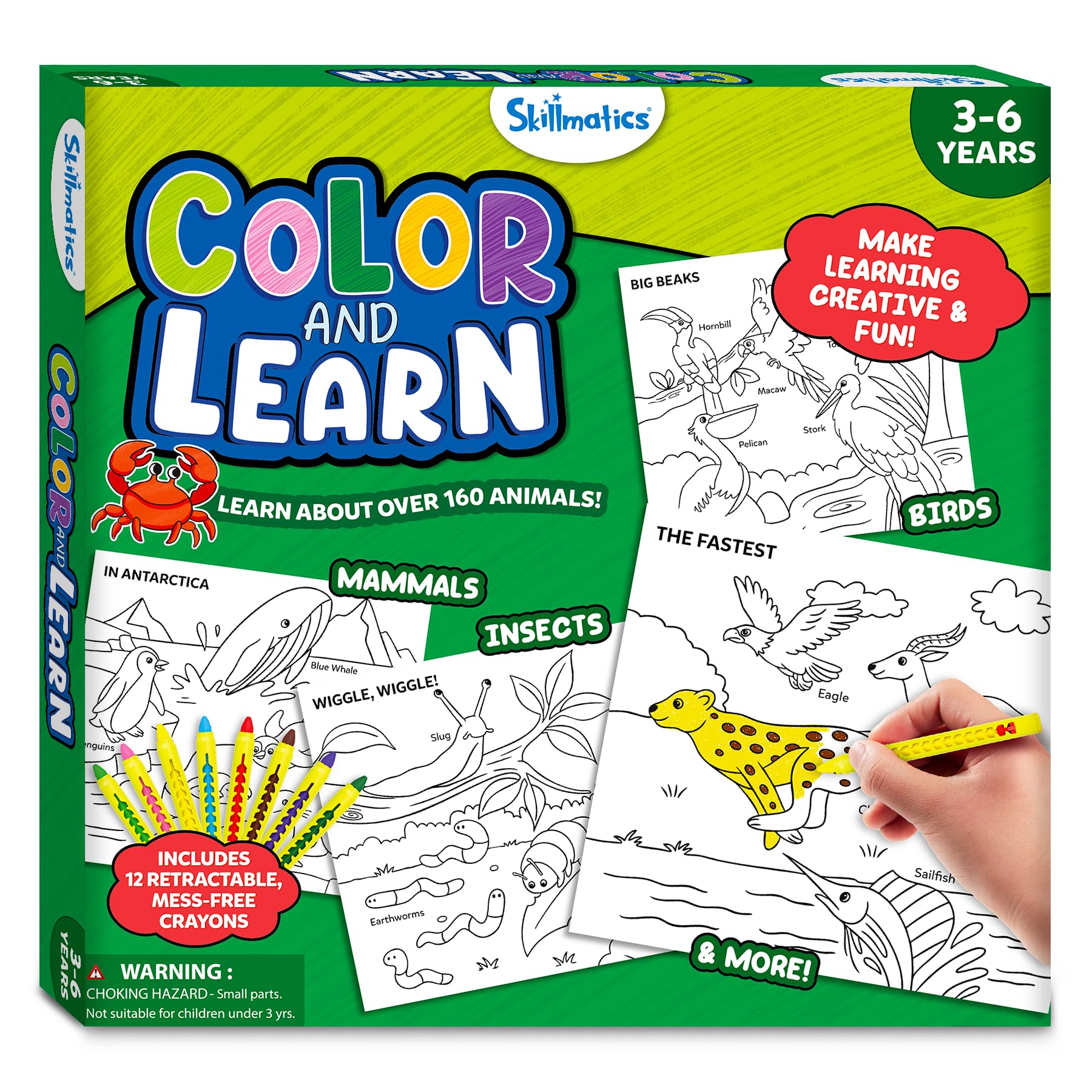 Gift-ready packaging makes Skillmatics Color and Learn a thoughtful educational gift.