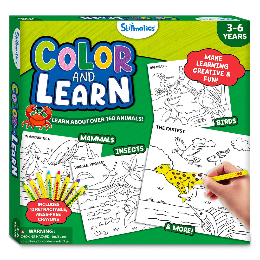Gift-ready packaging makes Skillmatics Color and Learn a thoughtful educational gift.
