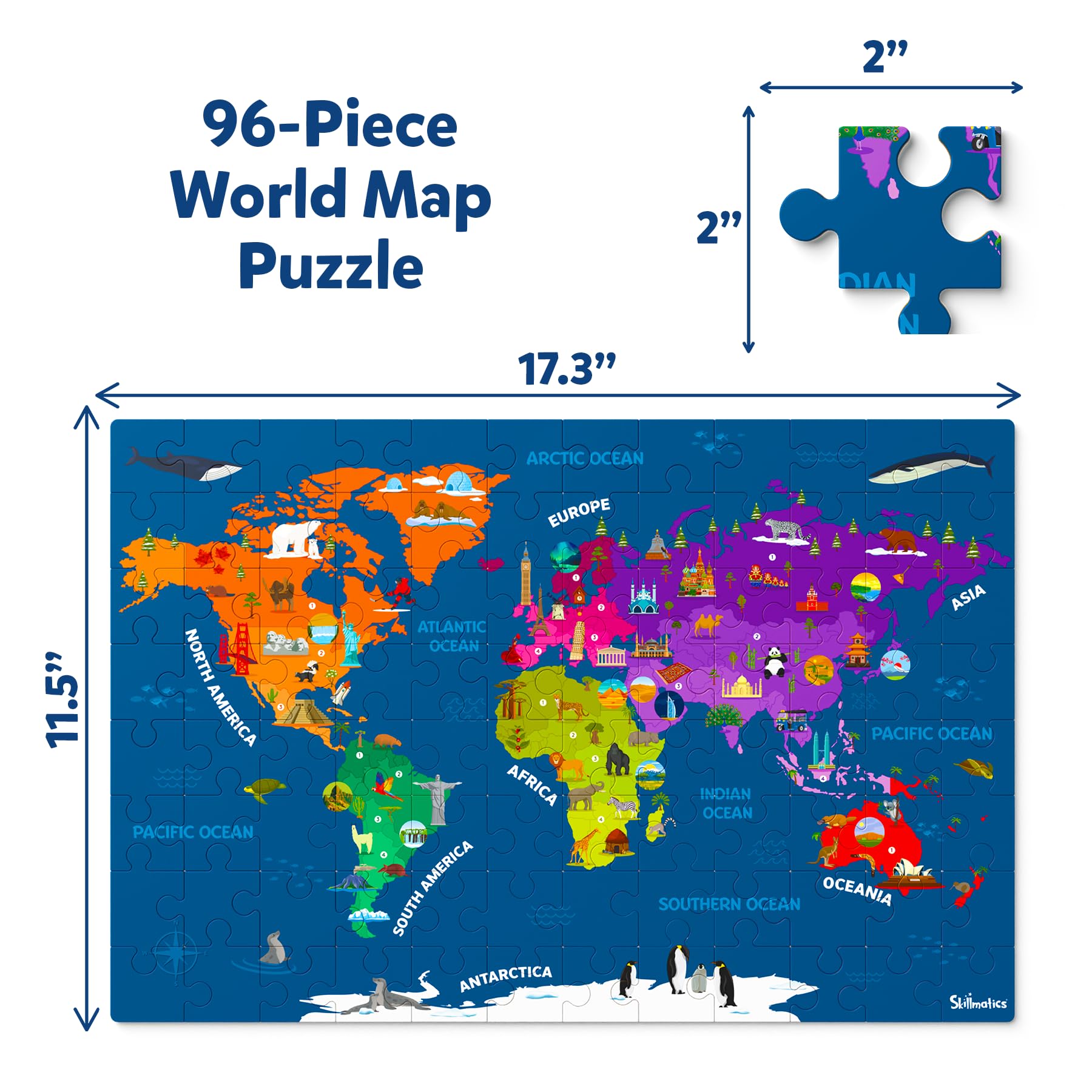 Skillmatics country cards cover 100 countries to spark curiosity and factual learning