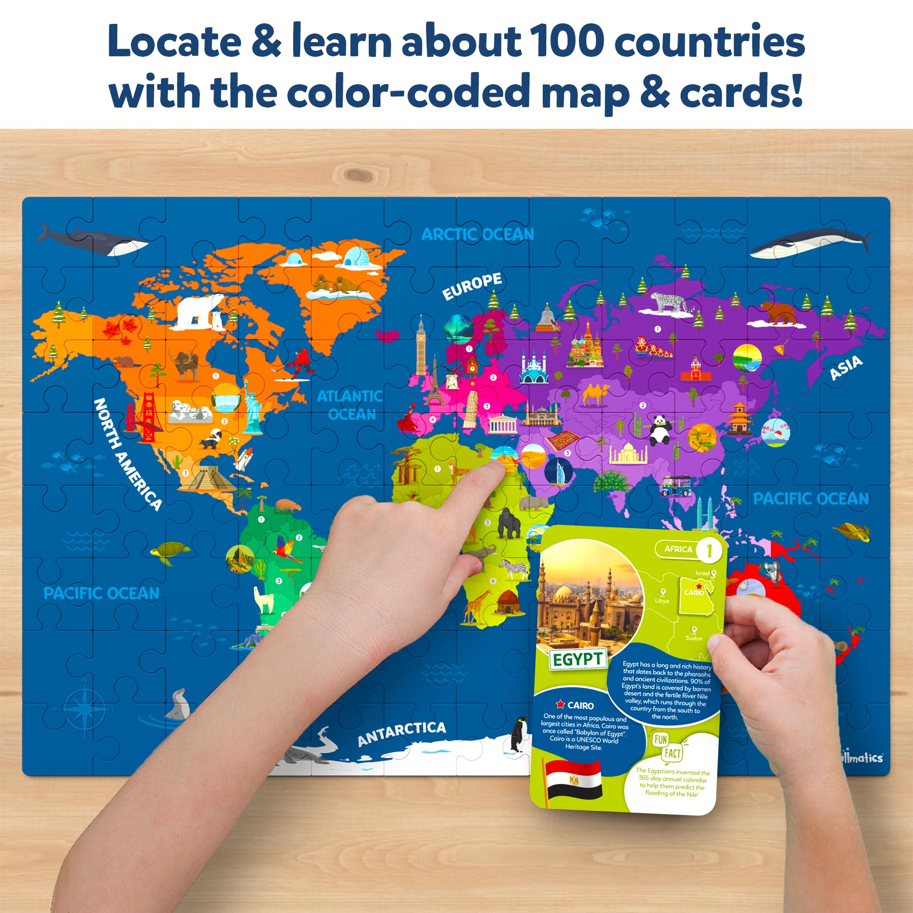 Skillmatics 400+ facts on country cards sparks exploration of world cultures