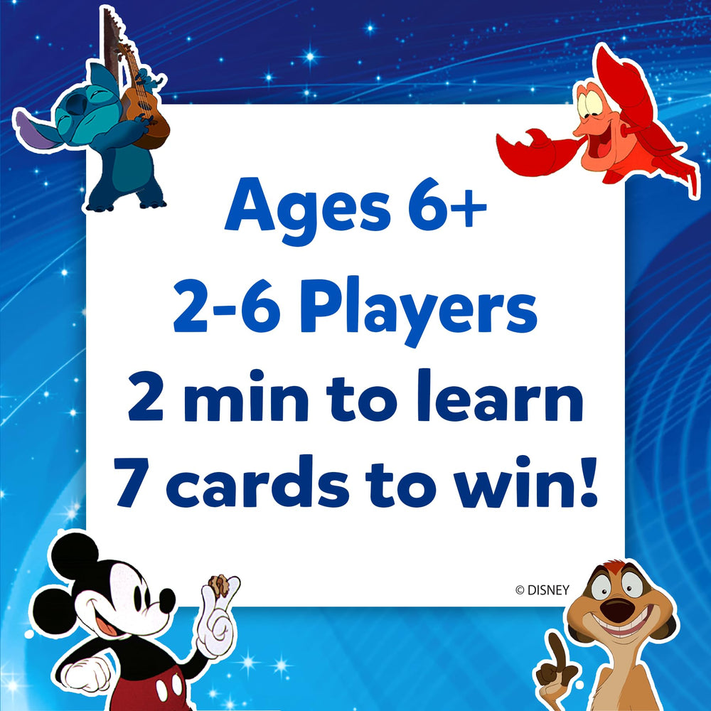 Skillmatics Guess in 10 Disney suitable for ages 6 and up.