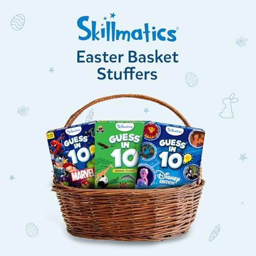 Skillmatics Guess in 10 card holder organizing cards neatly.