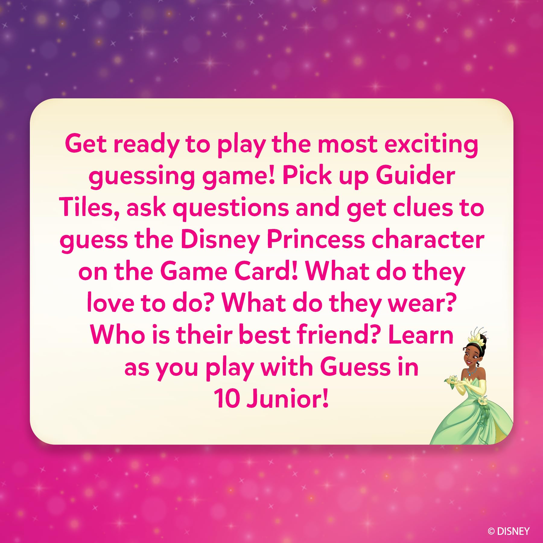 Gift-ready Skillmatics Disney Princess Guess in 10 packaging for birthdays.
